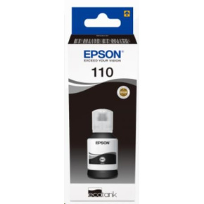EPSON Ink 110 EcoTank Pigment black ink bottle (6000 stran)