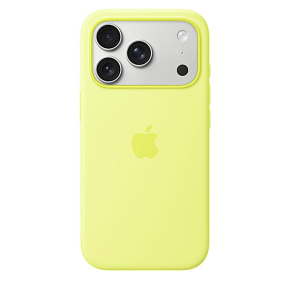 Apple iPhone 17 Pro Silicone Case with MagSafe – Neon Yellow Apple iPhone 17 Pro Silicone Case with MagSafe – Neon Yellow