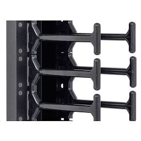 TRITON vertikální vyvazovací panel 45U, dvouřadý, pro rozvaděče šířky 800mm z řady RMA, RZA, RDA, RTA, RYA, černý TRITON vertikální vyvazovací panel 45U, dvouřadý, pro rozvaděče šířky 800mm z řady RMA, RZA, RDA, RTA, RYA, černý