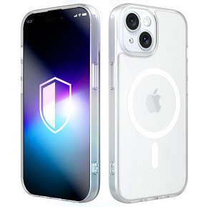 3mk ochranný kryt Misty MagCase White pro Apple iPhone 15 3mk ochranný kryt Misty MagCase White pro Apple iPhone 15