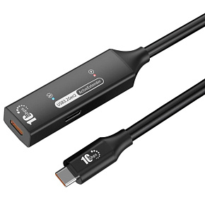 PremiumCord USB-C 3.2 Gen 2 repeater a prodlužovací kabel Male-Female, 10Gbps Aluminium 7m PremiumCord USB-C 3.2 Gen 2 repeater a prodlužovací kabel Male-Female, 10Gbps Aluminium 7m