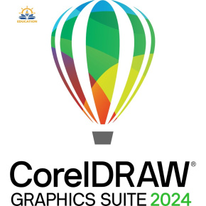 CorelDRAW Graphics Suite 2024 Education Perpetual License (incl. 1 Yr CorelSure Maintenance)(1-4)