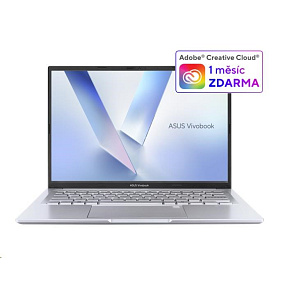 ASUS NTB Vivobook 14 (M1405NAQ-LY057), R5 150, 14" 1920x1200, 8GB, 512GB SSD, Radeon, No OS, Cool Silver ASUS NTB Vivobook 14 (M1405NAQ-LY057), R5 150, 14" 1920x1200, 8GB, 512GB SSD, Radeon, No OS, Cool Silver