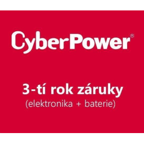 CyberPower 3. rok záruky pro PR1500ELCD