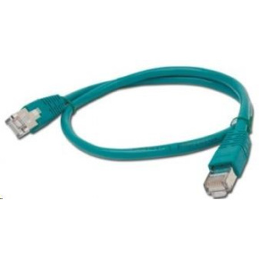 GEMBIRD kabel patchcord CAT6 stíněný FTP 3m, zelený