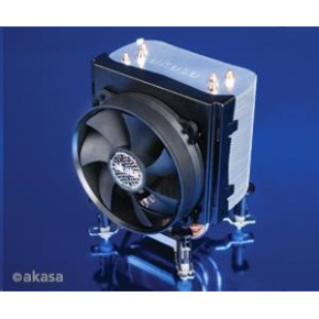 AKASA chladič CPU AK-968 X4 pro patice LGA 775,115x, 1366, 2011, Socket AMx, FMx, měděné jádro, 92mm PWM ventilátor