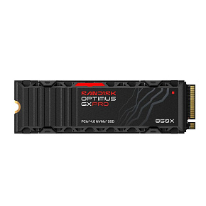 SANDISK SSD OPTIMUS GX PRO 850X NVMe 8TB PCIe, Gen4, (R:7200, W:6600MB/s), chladič SANDISK SSD OPTIMUS GX PRO 850X NVMe 8TB PCIe, Gen4, (R:7200, W:6600MB/s), chladič