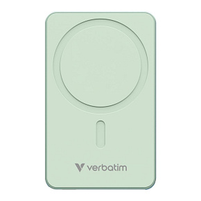 VERBATIM Powerbanka Charge 'n' Go Essentials, Magnetická, 20000 mAh, USB-C, Zelená VERBATIM Powerbanka Charge 'n' Go Essentials, Magnetická, 20000 mAh, USB-C, Zelená