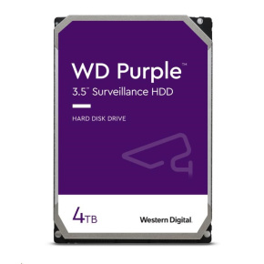 WD PURPLE WD44PURZ 4TB, SATA III 3.5", 256MB, 175MB/s, Low Noise, CMR WD PURPLE WD44PURZ 4TB, SATA III 3.5", 256MB, 175MB/s, Low Noise, CMR