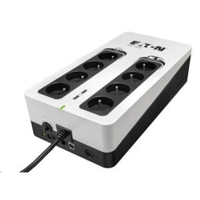 Eaton 3S 700 FR, UPS 700VA / 420W, 8 zásuvek (4 zálohované), USB, 2x USB charge, české zásuvky Eaton 3S 700 FR, UPS 700VA / 420W, 8 zásuvek (4 zálohované), USB, 2x USB charge, české zásuvky