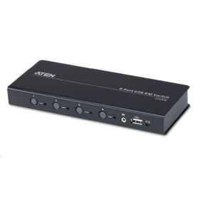 ATEN 4-port KM USB, audio pro přepínání klávesnice a myši ATEN 4-port KM USB, audio pro přepínání klávesnice a myši