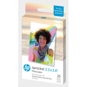 HP Zink Paper Sprocket Select 20 Pack 2,3x3,4" HP Zink Paper Sprocket Select 20 Pack 2,3x3,4"