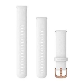 Garmin řemínek Quick Release (18 mm), bílý, přezka Rose Gold Garmin řemínek Quick Release (18 mm), bílý, přezka Rose Gold