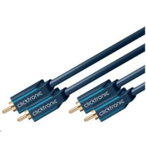 ClickTronic HQ OFC kabel 2x Cinch - 2x Cinch RCA, M/M, 5m ClickTronic HQ OFC kabel 2x Cinch - 2x Cinch RCA, M/M, 5m