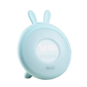 Rabbit & Friends Dětská lampička s budíkem | Modrá Rabbit & Friends Dětská lampička s budíkem | Modrá