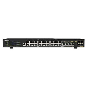 QNAP switch QSW-M2130P-2C2S26T (24x2,5GbE,2xSFP+,2x10GbE,2x10GbE/SFP+combo,14xPoE+,12xPoE++,375W) QNAP switch QSW-M2130P-2C2S26T (24x2,5GbE,2xSFP+,2x10GbE,2x10GbE/SFP+combo,14xPoE+,12xPoE++,375W)