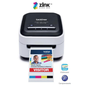 BROTHER tiskárna štítků FOTO - VC500W - WIFI, USB, COLOR bez potřeby inkoustu - Integrovaný odstřih BROTHER tiskárna štítků FOTO - VC500W - WIFI, USB, COLOR bez potřeby inkoustu - Integrovaný odstřih