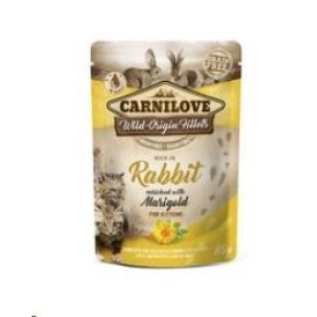 Kap.Carnilove Cat Pouch Rabbit with Marigold 85g