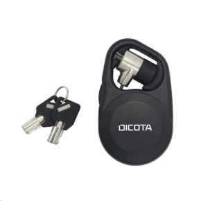 DICOTA Security Cable T-Lock Retractable, keyed, 3x7mm slot DICOTA Security Cable T-Lock Retractable, keyed, 3x7mm slot