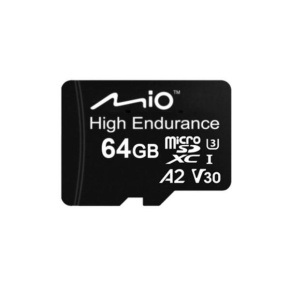 Mio 64 GB microSDXC, V30, U3, A2 paměťová karta Mio 64 GB microSDXC, V30, U3, A2 paměťová karta