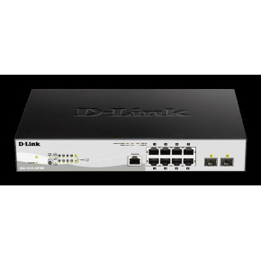 D-Link DGS-1210-10P/ME/E 10-port 10/100/1000 Gigabit PoE Smart Switch including 2 SFP Metro Ethernet D-Link DGS-1210-10P/ME/E 10-port 10/100/1000 Gigabit PoE Smart Switch including 2 SFP Metro Ethernet