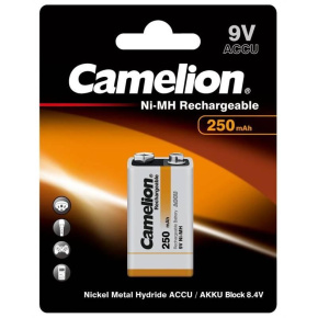 Camelion 9V nabíjecí NiMH 250mAh Camelion 9V nabíjecí NiMH 250mAh