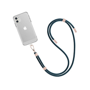 WG - Crossbody lace strap/transparent/green