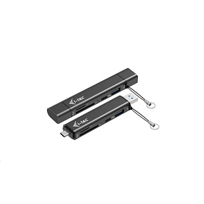 i-tec USB-C/USB-A Dongle SD, TF and 2x USB (1x USB-A, 1x USB-C)