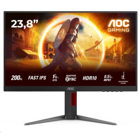 AOC MT 23,8" 24G4HA - 1920x1080,IPS,200Hz,HDR10,2xHDMI,1xDP,Repro,Pivot AOC MT 23,8" 24G4HA - 1920x1080,IPS,200Hz,HDR10,2xHDMI,1xDP,Repro,Pivot
