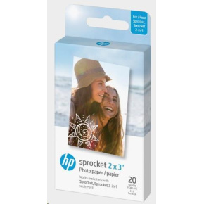 HP Zink Paper Sprocket 20 Pack 2x3" HP Zink Paper Sprocket 20 Pack 2x3"