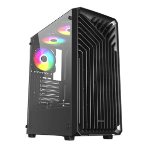 VeinX case OD15A-BK, ATX, Průhledná bočnice, Černá, bez ventilátorů VeinX case OD15A-BK, ATX, Průhledná bočnice, Černá, bez ventilátorů