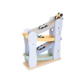 Dřevěná závodní dráha se 4 autíčky Dřevěná závodní dráha se 4 autíčky