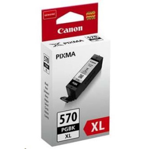 CANON CARTRIDGE PGI-570XL PGBK pigmentová černá pro PIXMA MG575x, MG685x, MG775x, TS505x, TS605x, TS805x (500 str.) CANON CARTRIDGE PGI-570XL PGBK pigmentová černá pro PIXMA MG575x, MG685x, MG775x, TS505x, TS605x, TS805x (500 str.)