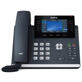 Yealink SIP-T46U IP telefon, 4,3" 480x272 barevný, 2x RJ45 10/100/1000, PoE, 16x SIP, 2x USB, bez adaptéru Yealink SIP-T46U IP telefon, 4,3" 480x272 barevný, 2x RJ45 10/100/1000, PoE, 16x SIP, 2x USB, bez adaptéru