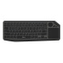 C-TECH Klávesnice WLTK-02, Bezdrátová, Touchpad, černá