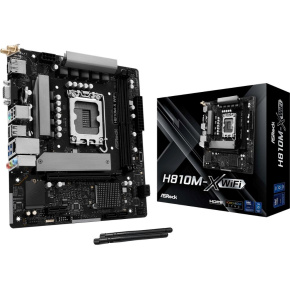ASRock MB Sc LGA1851 H810M-X WIFI, Intel H810, 2xDDR5, 1xDP, 1xHDMI, 1xVGA, WiFi, mATX
