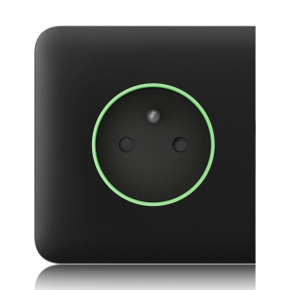 Ajax SideCover (smart) - Boční kryt zásuvky, horizontální, černá Ajax SideCover (smart) - Boční kryt zásuvky, horizontální, černá