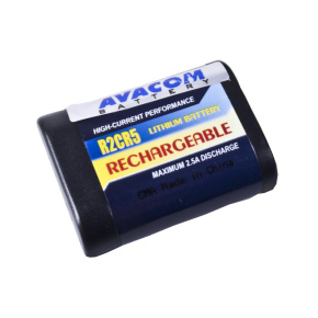 AVACOM nabíjecí fotobaterie Canon 2CR5, Kodak KL2CR5, Pentax 2CR5 Li-Fe 6V 500mAh 3Wh AVACOM nabíjecí fotobaterie Canon 2CR5, Kodak KL2CR5, Pentax 2CR5 Li-Fe 6V 500mAh 3Wh