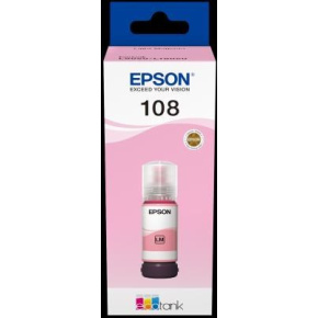 EPSON 108 EcoTank Light Magenta ink bottle EPSON 108 EcoTank Light Magenta ink bottle