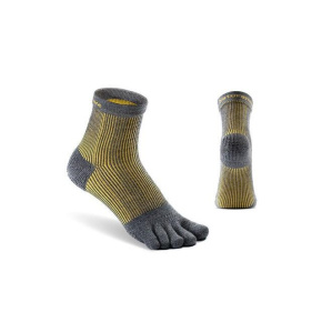Naturehike prstové sportovní vlněné ponožky L žluté