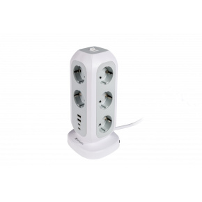 VERBATIM EU Power Tower EUPT-01 Nabíjecí stanice ,11x 230V, 2x USB-C, 2x USB-A VERBATIM EU Power Tower EUPT-01 Nabíjecí stanice ,11x 230V, 2x USB-C, 2x USB-A