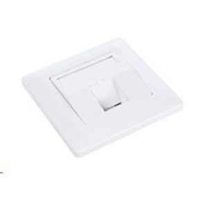 Solarix Zásuvka modulární pro 1 keystone pod omítku bílá SX9-1-0-WH Solarix Zásuvka modulární pro 1 keystone pod omítku bílá SX9-1-0-WH