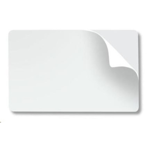 Zebra Plastic cards, adhesive, 500 Zebra Plastic cards, adhesive, 500