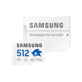Samsung micro SDXC karta 512GB PRO Plus 'Sonic the Hedgedog™' + SD adaptér Samsung micro SDXC karta 512GB PRO Plus 'Sonic the Hedgedog™' + SD adaptér