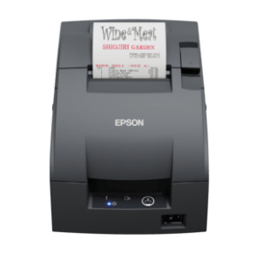 Epson TM-U220IIB, ERC38B, cutter, USB, dark grey