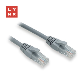 LYNX UTP patch kabel Cat6, PVC, 0,5m, šedý (balení obsahuje 10ks) LYNX UTP patch kabel Cat6, PVC, 0,5m, šedý (balení obsahuje 10ks)