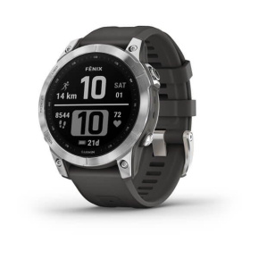 Garmin fenix® 7 – Standard Edition, Silver / Black Band, EU Garmin fenix® 7 – Standard Edition, Silver / Black Band, EU