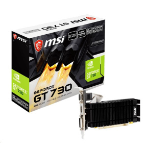 MSI VGA NVIDIA GeForce N730K-2GD3H/LPV1, GT 730, 2GB DDR3, 1xHDMI, 1xDVI, 1xVGA, passive