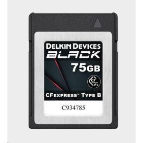 Delkin CFexpress BLACK R1725/W1240 75GB Delkin CFexpress BLACK R1725/W1240 75GB