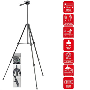 Braun stativ LW BLT 200S (51-145 cm, 700 g, 3-směrná hlava, černý) Braun stativ LW BLT 200S (51-145 cm, 700 g, 3-směrná hlava, černý)